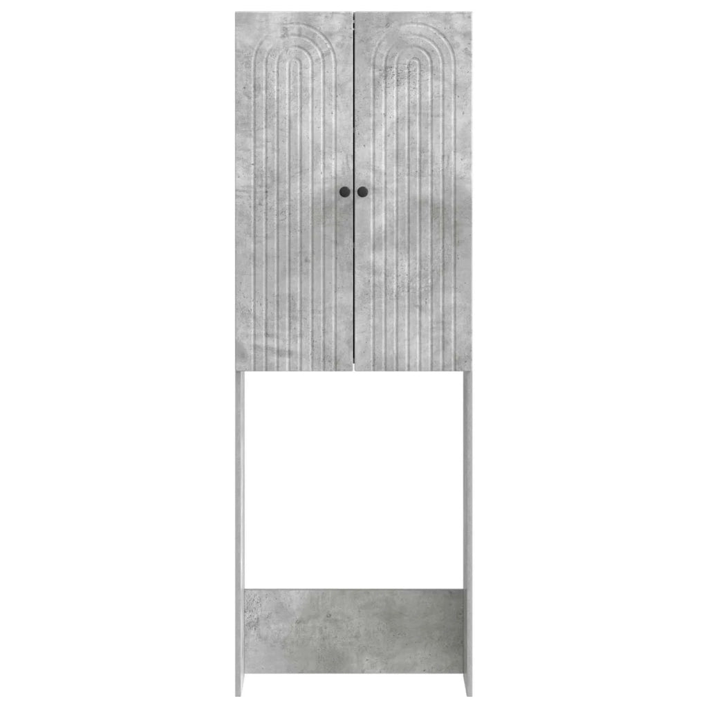 Mobile Bagno ALKMAAR Grigio Cemento 66 x 25,5 x 190 cm 896258