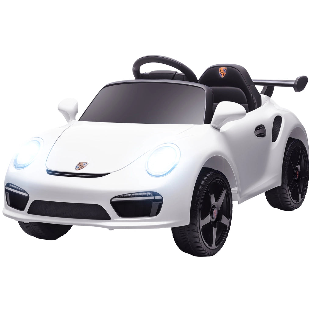 Auto Elettrica Bambini RUF CTR 3 Clubsport ¨C Xylo ¨C Bianco con Telecomando