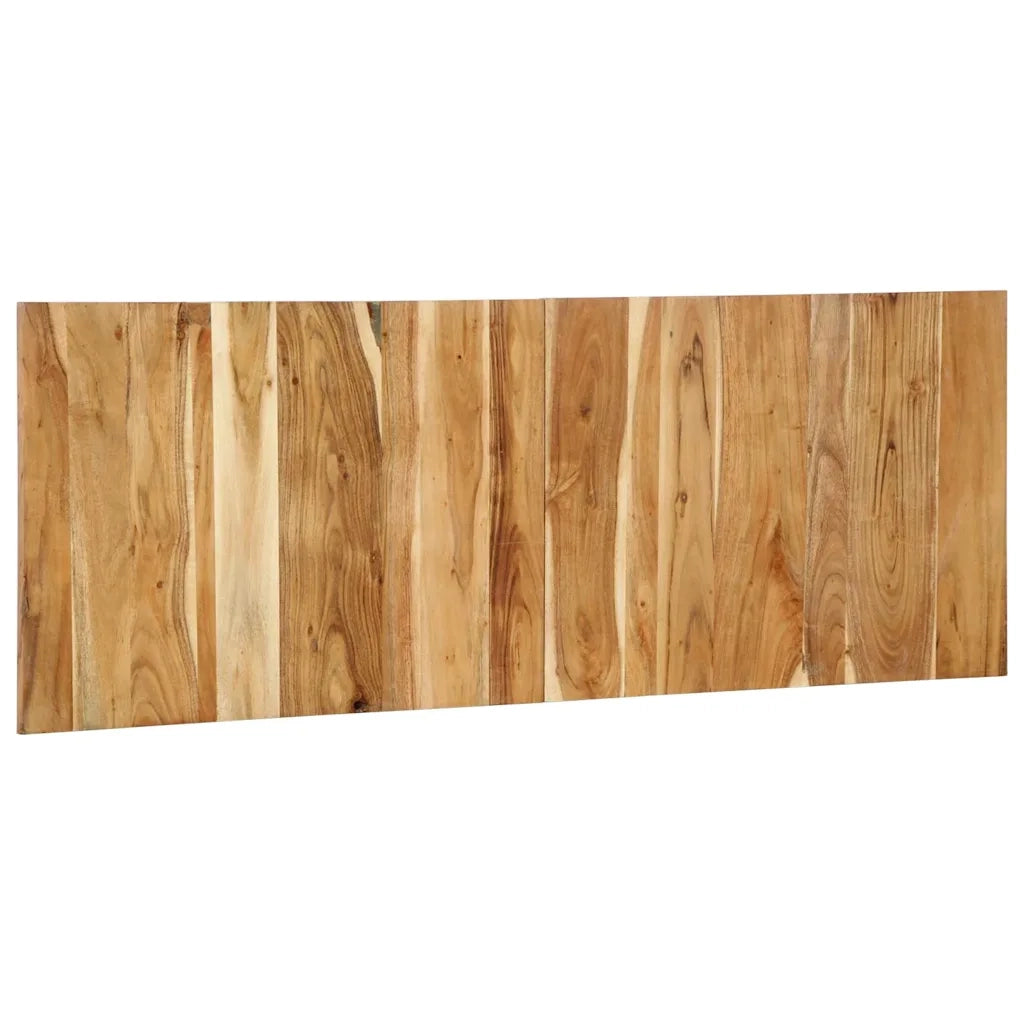 Testiera 140 cm in Legno Massello di Acacia