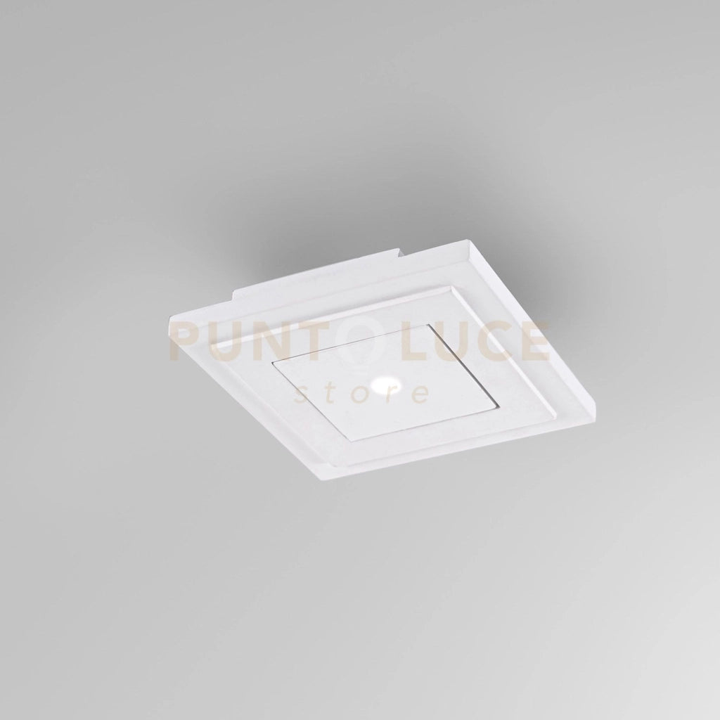 GFA1400- FARETTO AD INCASSO A LED 3000K 813LM 11W IN GESSO BIANCO D.1CM