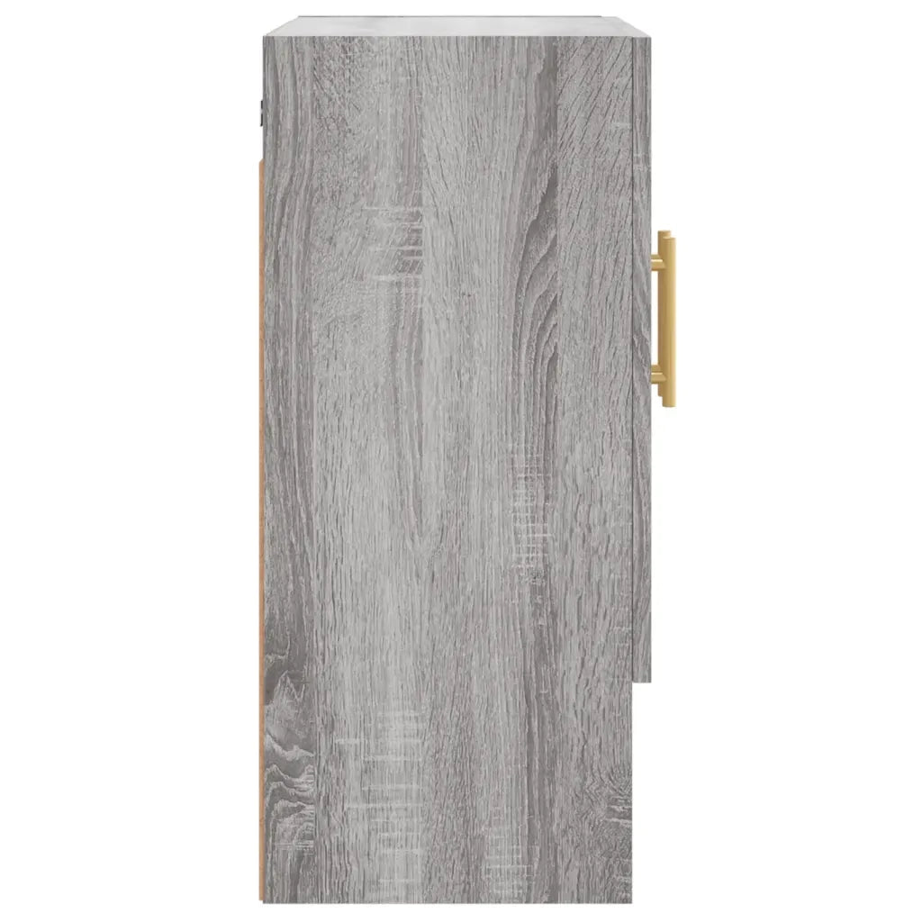 Armadietto a Muro | Mobile a Parete Grigio Sonoma 60x31x70cm in Legno Multistrato