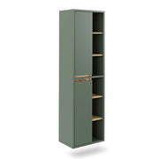 Vicco Mobiletto da bagno Verde/antracite 50 x 170 cm con ripiani aperti