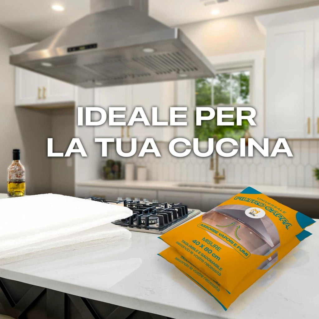 Filtro Cappa Cucina Akitaink 40x80 cm Universale 2 PZ