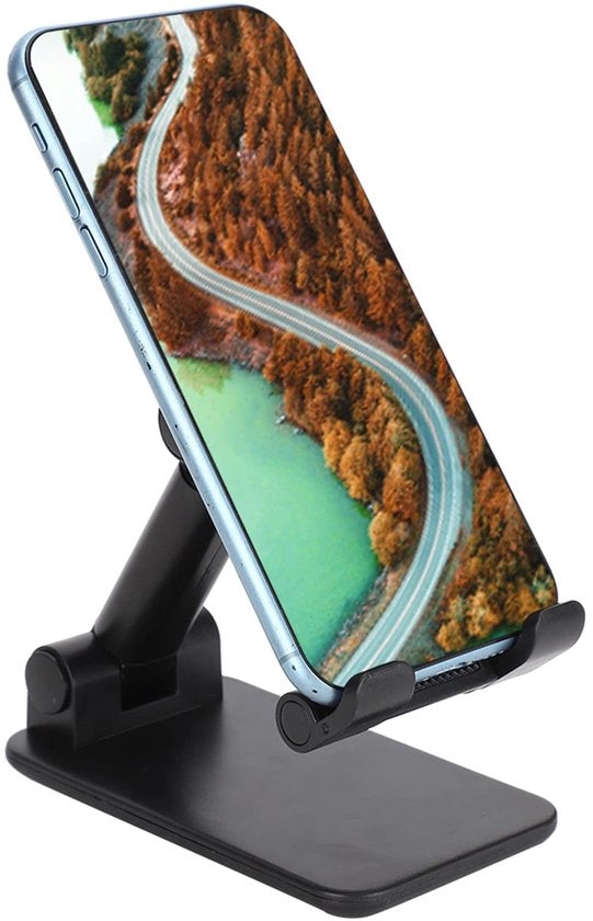 Supporto per Telefono Flessibile - Ripiegabile - Ufficio - Leggero - Adatto per Tablet fino a 12,9 Pollici - Progettazione Ergonomica - Supporto per Telefono