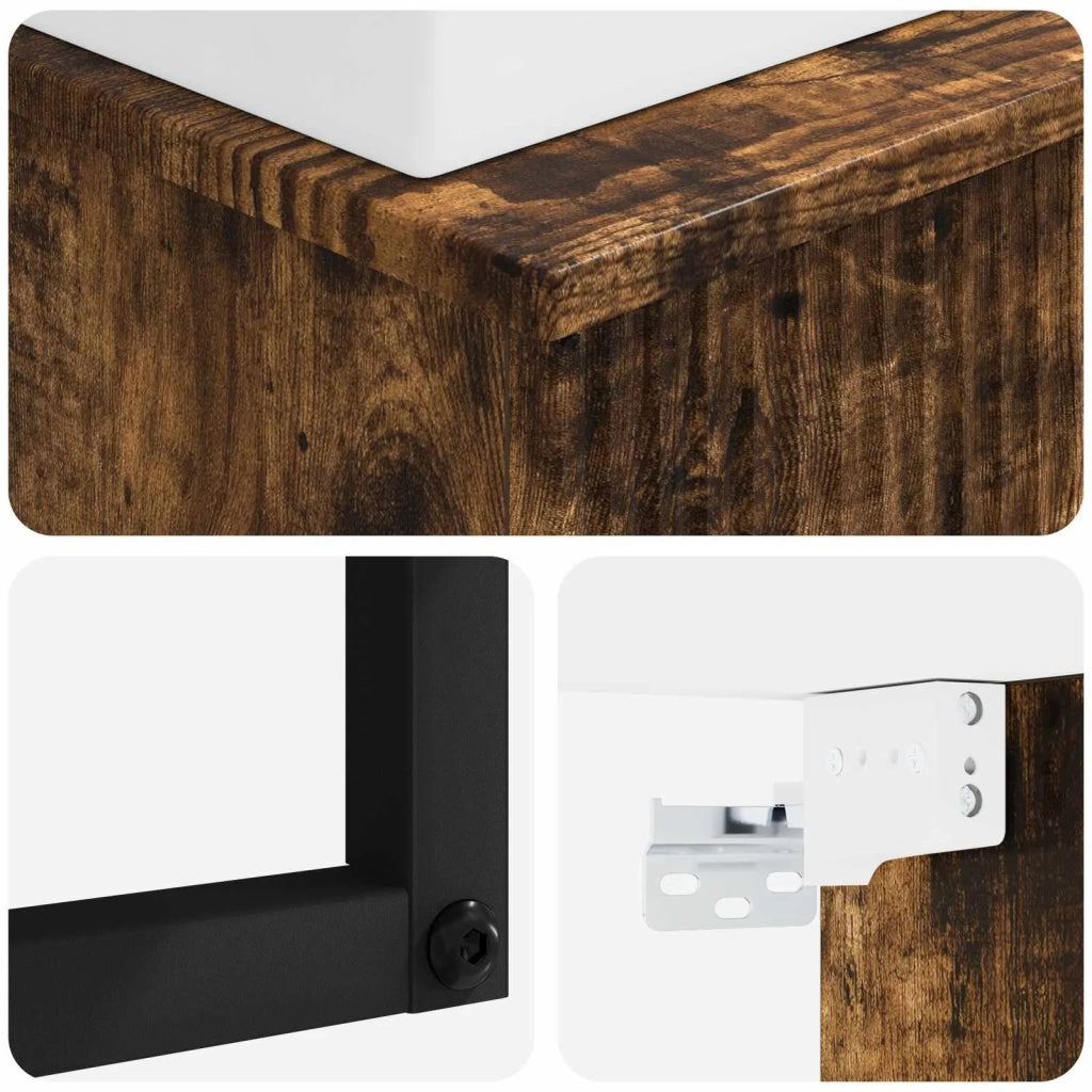 Lavabo da Parete Rovere Fumo 40 x 41 x 39 cm 890203