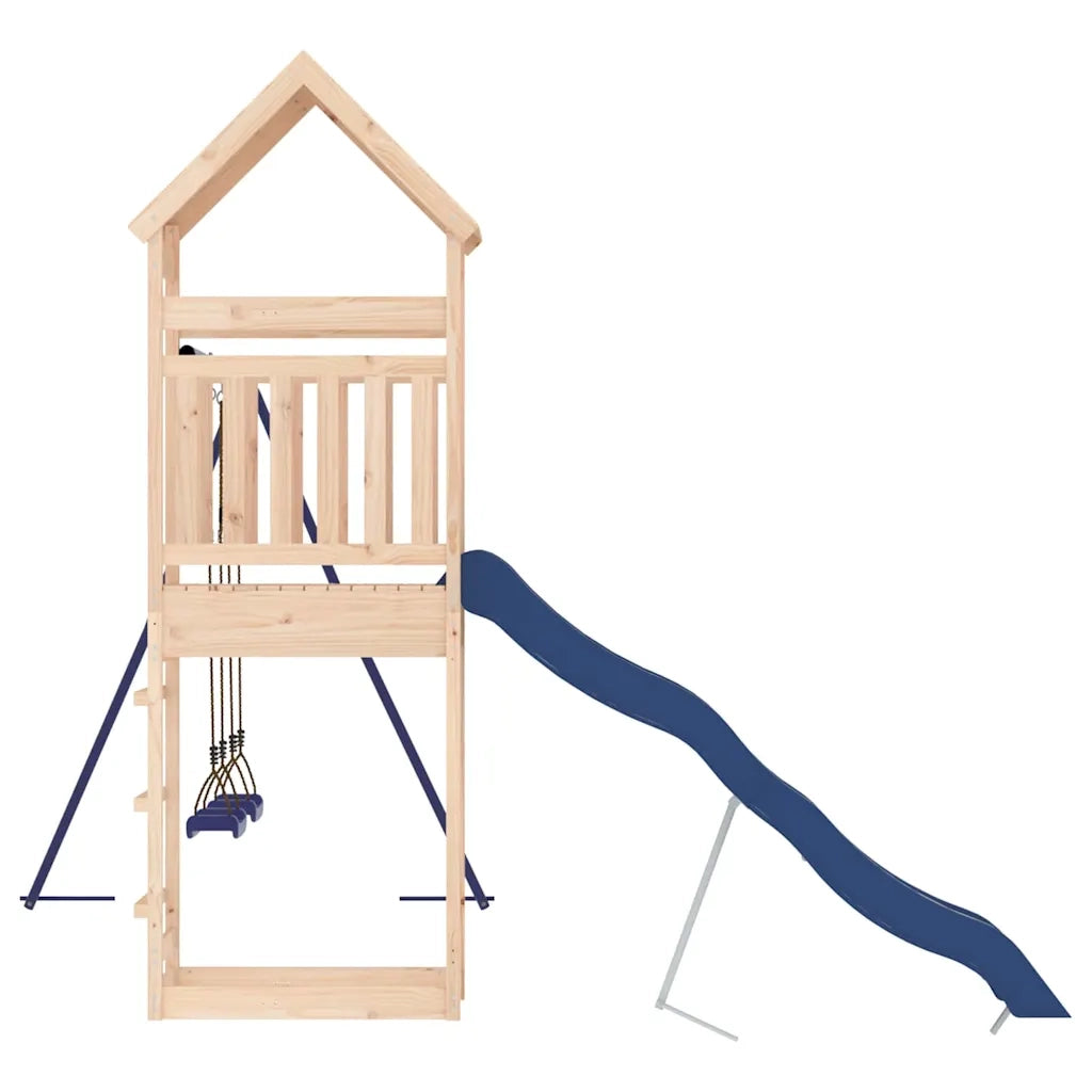 Set da Gioco da Esterno in Legno Massello di Pino 3156910