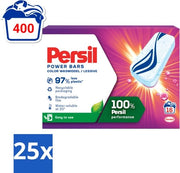 Detersivo per Lavatrice Power Bars Color 16 pezzi per confezione - Confezione in Bulk - 25 pezzi