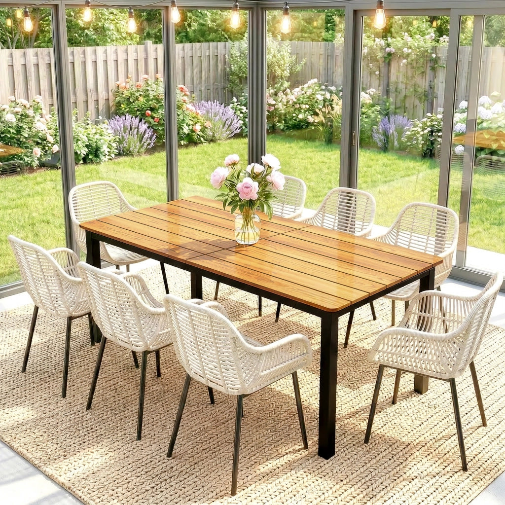 Tavolo da Giardino Rettangolare ¨C zephmum ¨C 180x86 cm