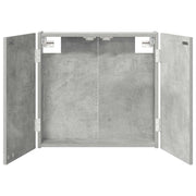 Armadio per Dartboard Grigio Cemento 56 x 12 x 53,5 cm 8006663