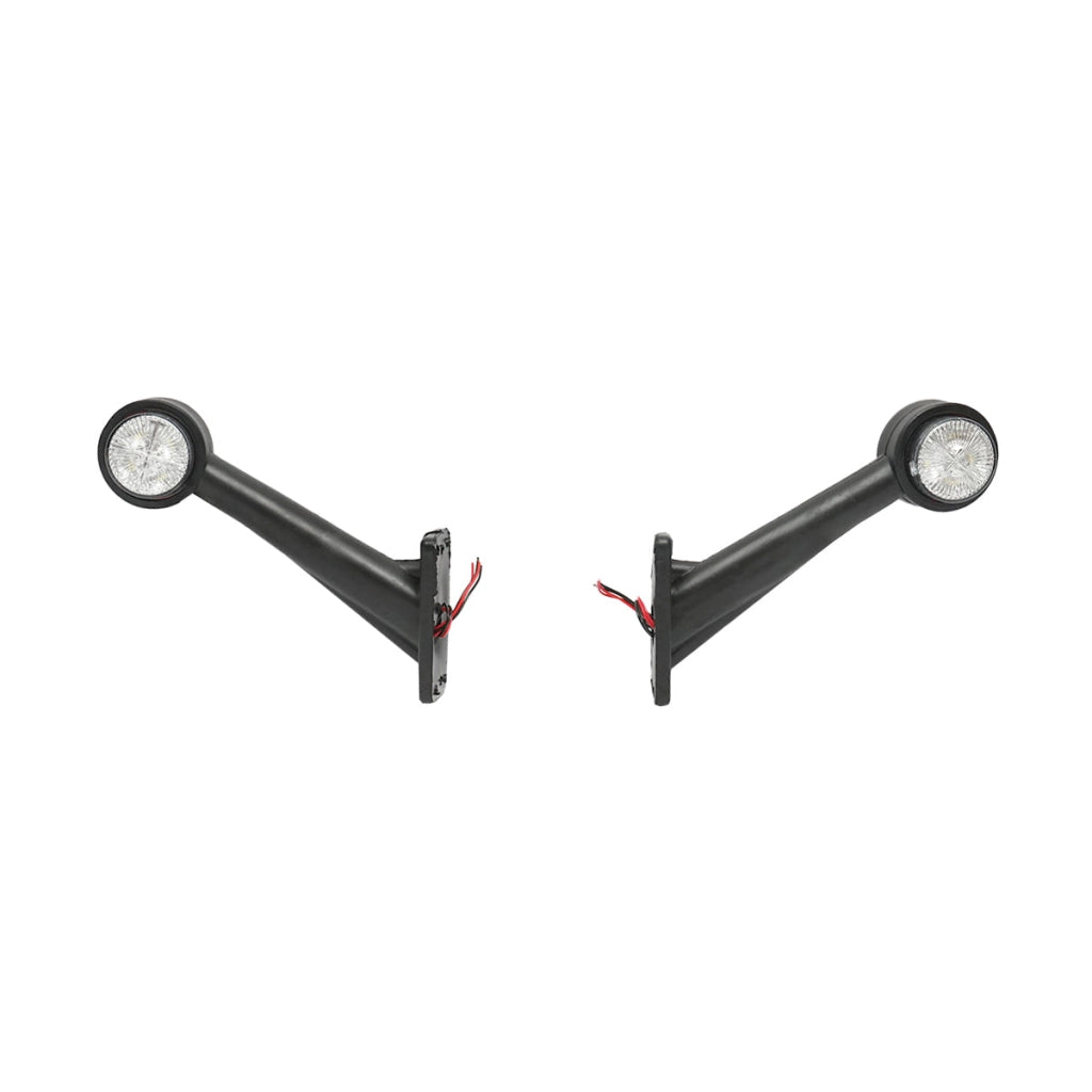 Set di lampade laterali  con LED, 12-24V, rosso-bianco, Breckner Germany
