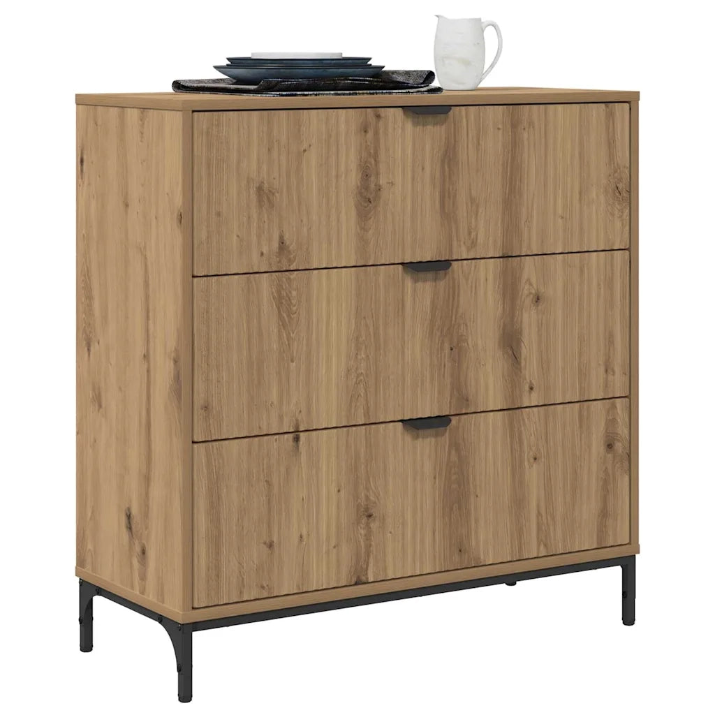 Credenza Rovere artigianale 79,5 x 33 x 82 cm Legno multistrato 883443