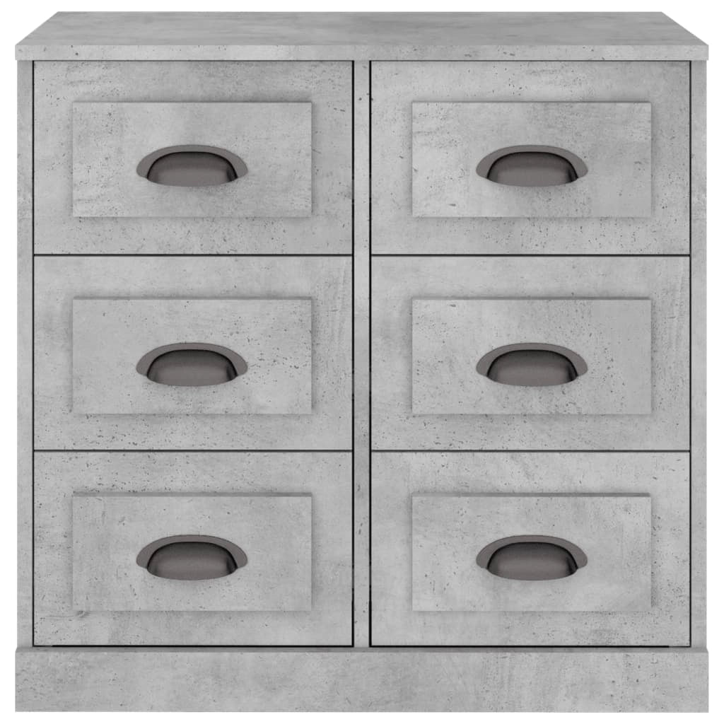 Buffet credenza cassettiera mobiletto mobile contenitore organizer per cucina soggiorno salotto 70 x 35,5 x 67,5 cm legno ingegnerizzato grigio 02_0032083
