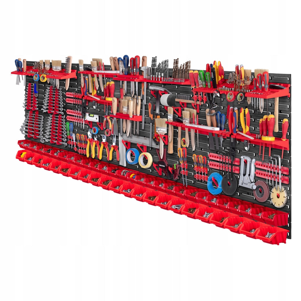 Pannello portautensili KADAX 232x78cm per officina, garage, parete, attrezzi 140El