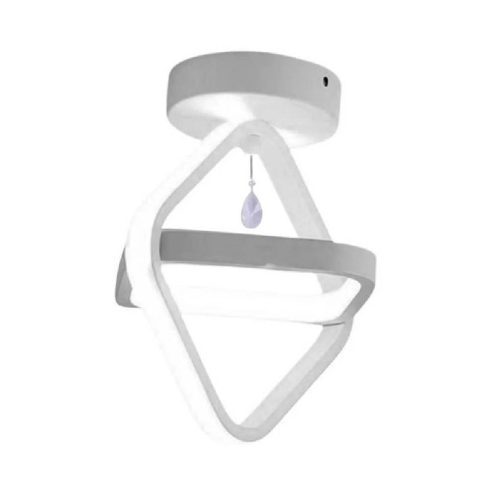 Trade Shop - Lampadario Led 25w Rombo Plafoniera Pendente Soffitto Luce 4000k 3000k 6500k Pn-03b -