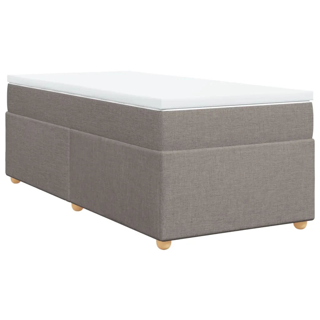 Giroletto a Molle con Materasso Tortora 90x200 cm inTessuto 3285349