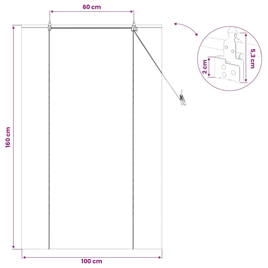 Tenda a rullo Naturale 100 x 160 cm Bambù 42040565