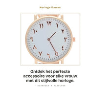 Orologio Donna Movimento Quartz - Cinturino in Acciaio Inossidabile - Piatto delle Ore Analoge - Regolabile - Ideale Regalo - Diametro 4 cm - Orologio Donna