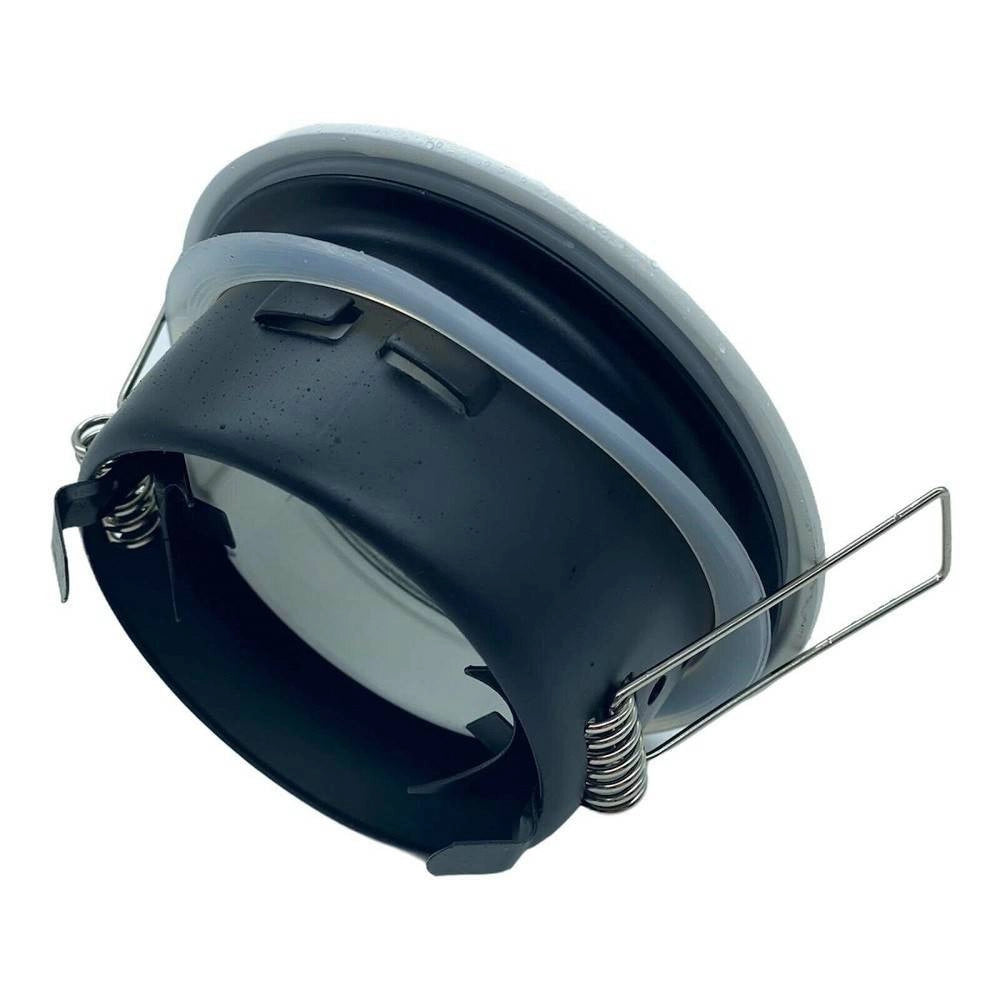 Trade Shop - Faretto A Led Da Incasso Per Bagno Box Doccia Lampada Rgbw 10w Gu10 Cromoterapia - Cromo