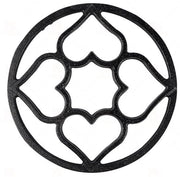 Supporto per wok in ghisa 19cm - riduttore di gas