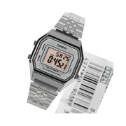 Trade Shop - Orologio Polso Casio La680wa-7df Digitale Unisex Vintage Silver Quad Silv -