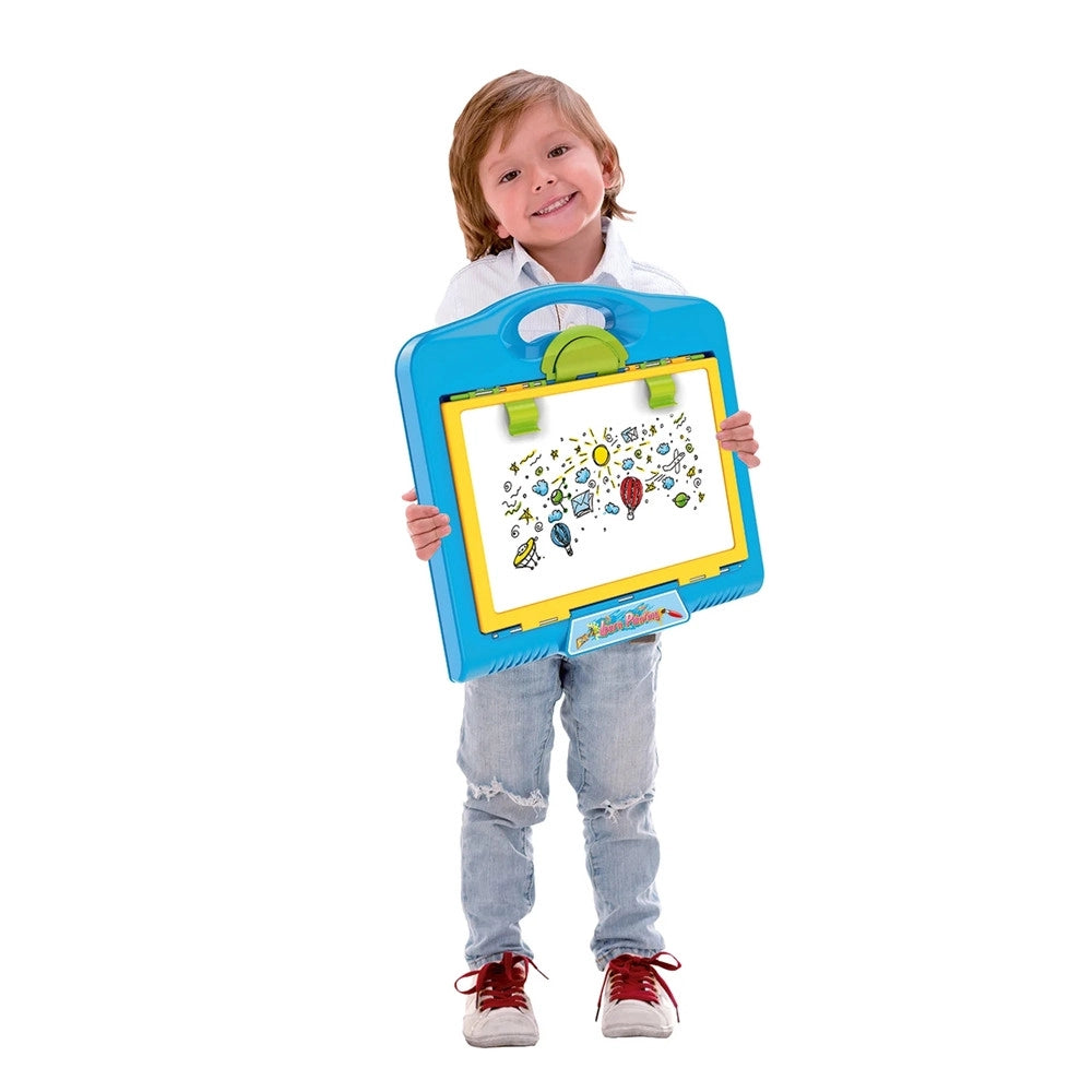 Trade Shop - Banco Attività Doppia Lavagna Con Proiettore Per Bambini 3+ Anni Luminoso Musicale -