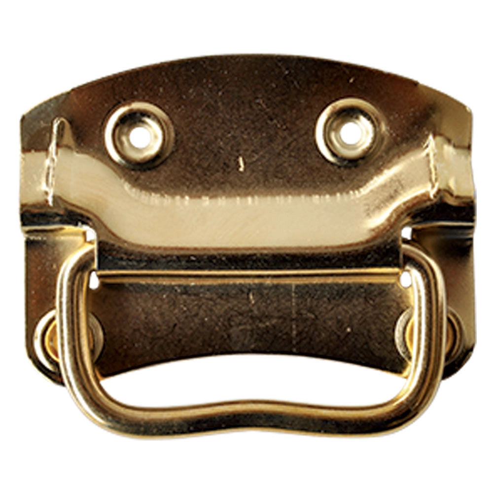MANIGLIA AMERICANA PER BAULI mm 110 ottonata- 12 pezzi  - BricoGo