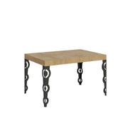 Tavolo allungabile 90x120/224 cm Karayan Quercia Natura telaio Antracite