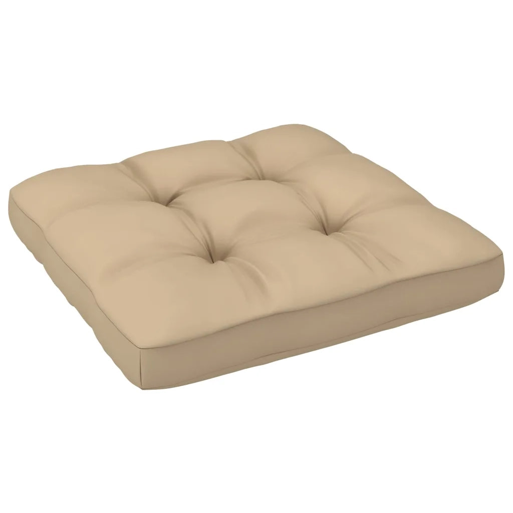 Ottomana da Giardino Pallet in Legno di Pino Impregnato Bianco 3066424