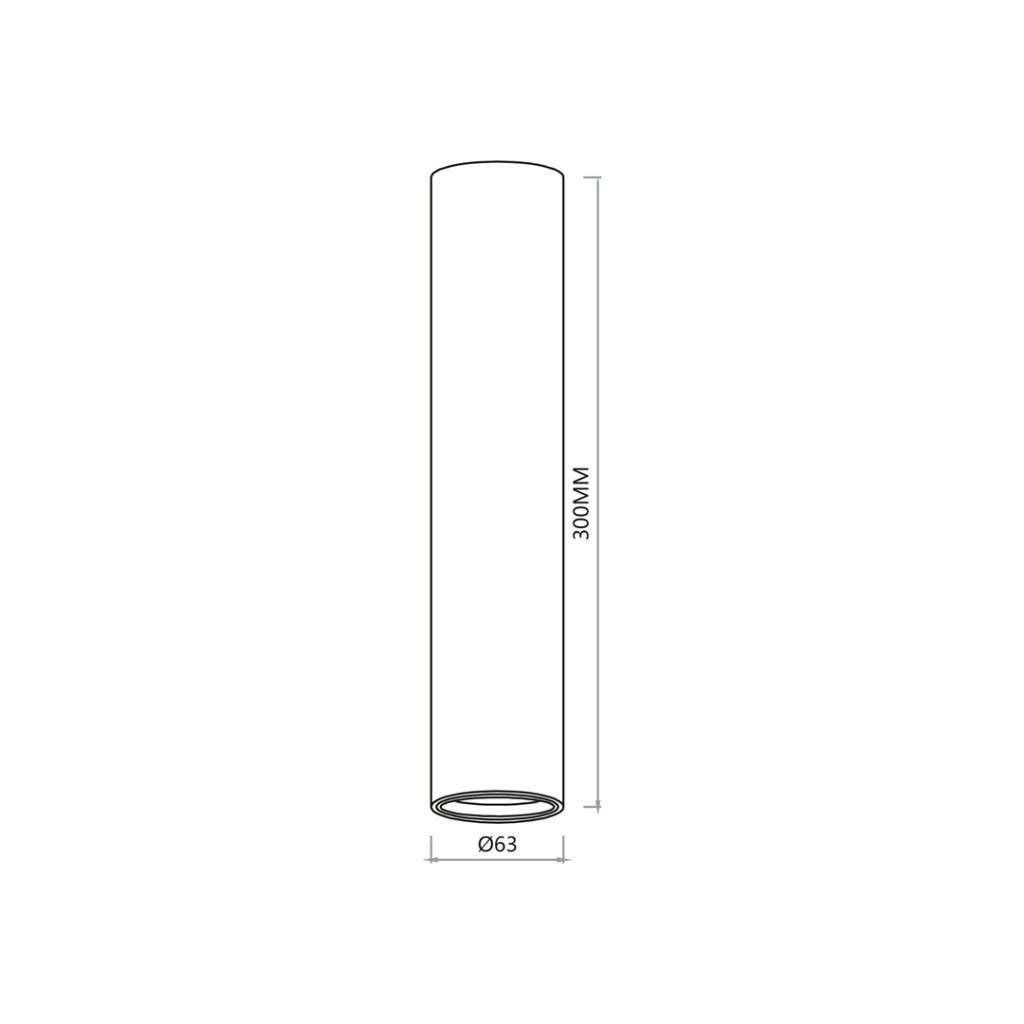 Faretto da soffitto oro tondo 30 cm GU10 8W Genesis Milagro