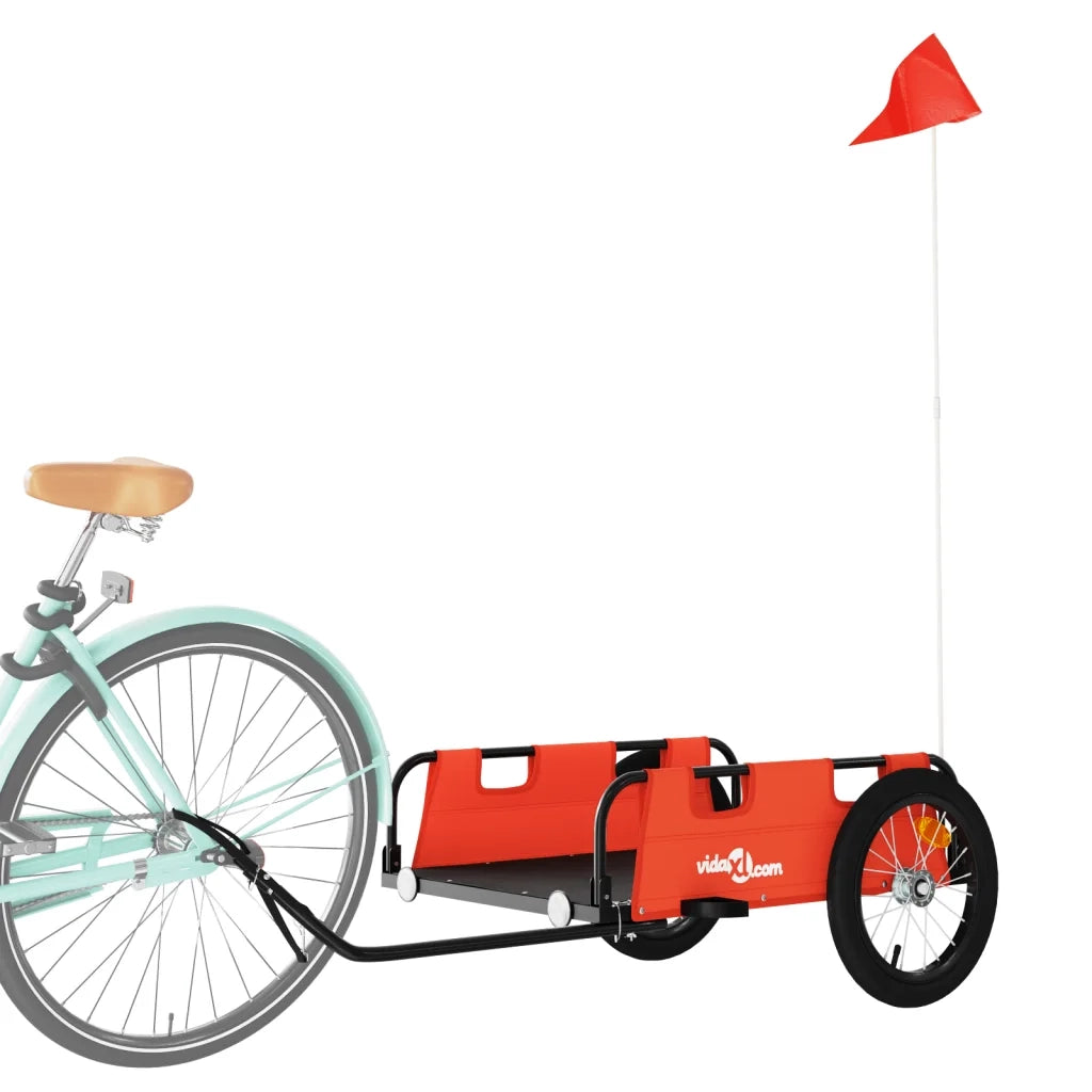 Rimorchio da Bici Arancione e Grigio Oxford e Ferro CFW7495613
