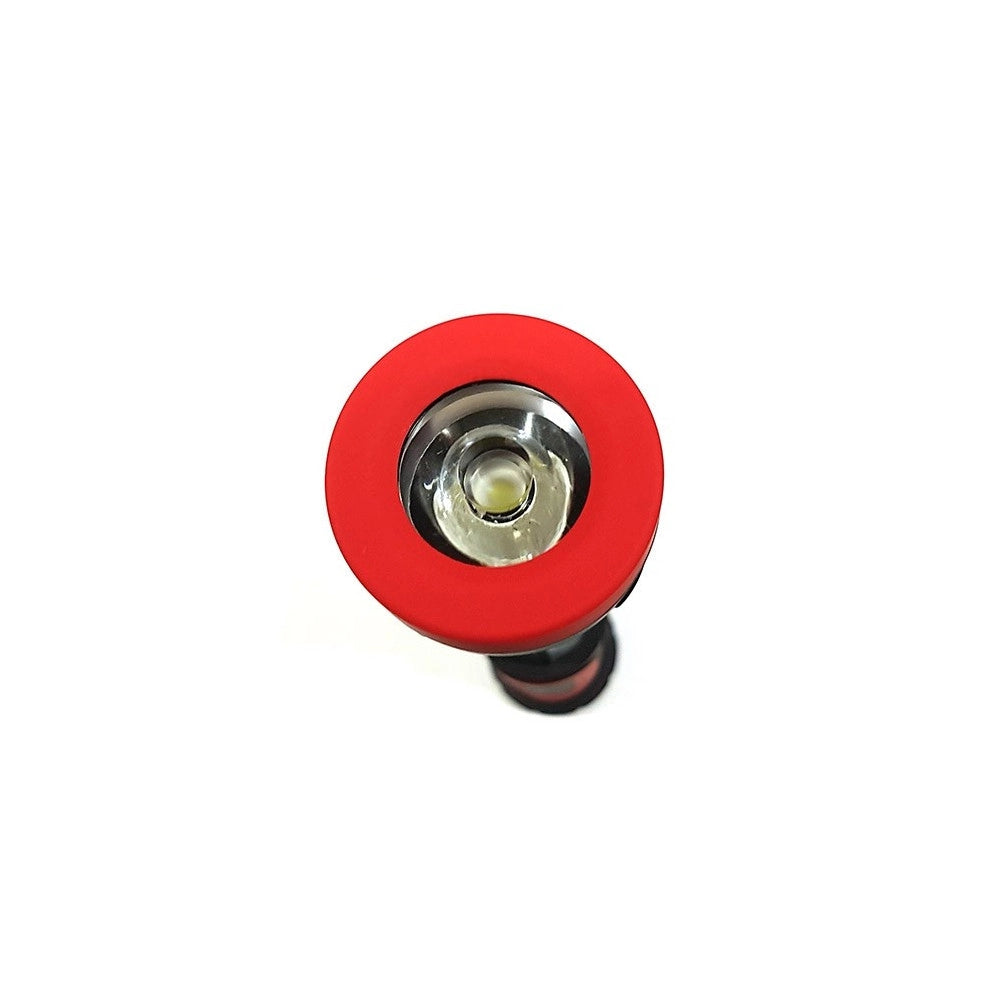 Trade Shop - Torcia Doppia Luce Led Con Base Magnetica Da Lavoro Ricaricabile Usb Dt-2018 -
