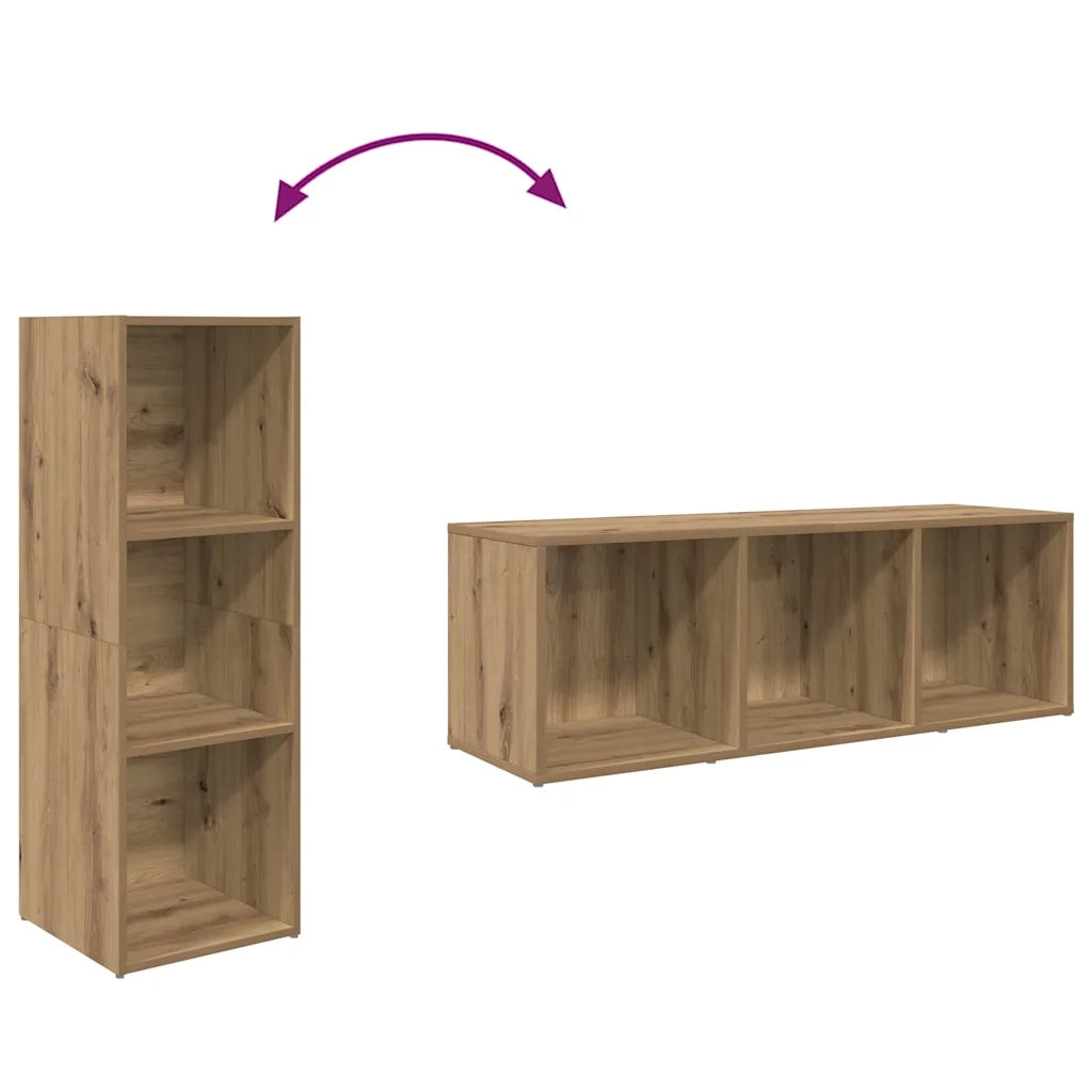 Set mobile TV 3 pcs Marrone Legno multistrato 3393254