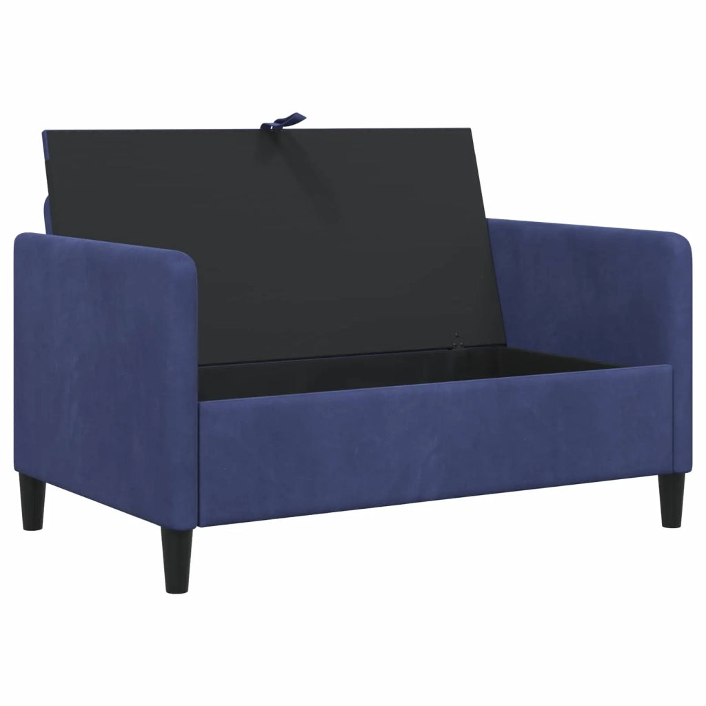 Divano con Storage Blu Polizia 122 x 78 x 87 cm Poliestere 42036917