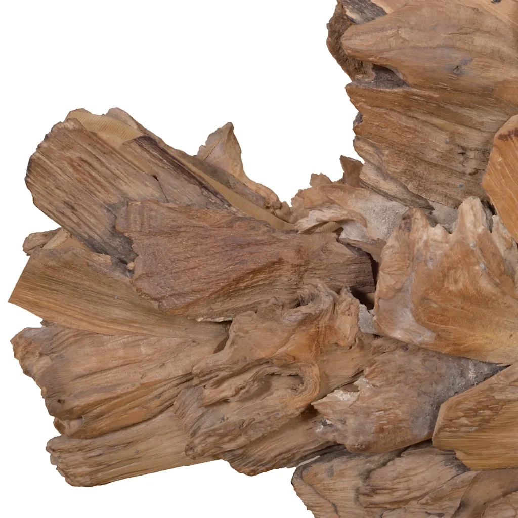 vidaXL Scultura di Pesce in Teak 40x12x57 cm