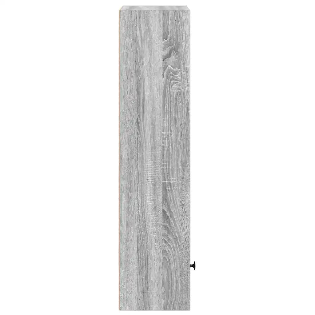 Libreria Grigio Sonoma 31x24x102 cm in Legno Multistrato 860342