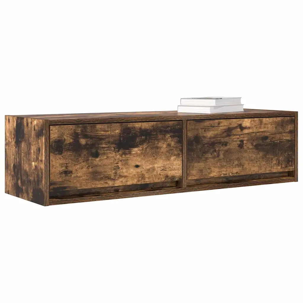 Mobile TV-Credenza per TV-Console TV Rovere fumo 100 x 31 x 25.5 cm Legno multistrato