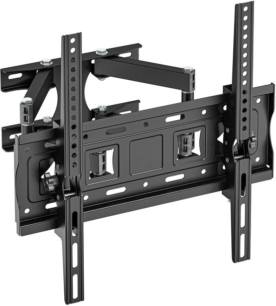 Supporto TV per parete girevole e inclinabile per schermi da 26 a 55 pollici piani e curvi fino a 30 kg, VESA 400x400mm.
