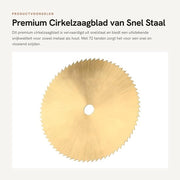 Lama circolare 190 mm - Acciaio veloce - 72 denti - Rivestito in titanio - Per legno/metallo/plastica - Resistentente e duraturo - Lama di rasatura