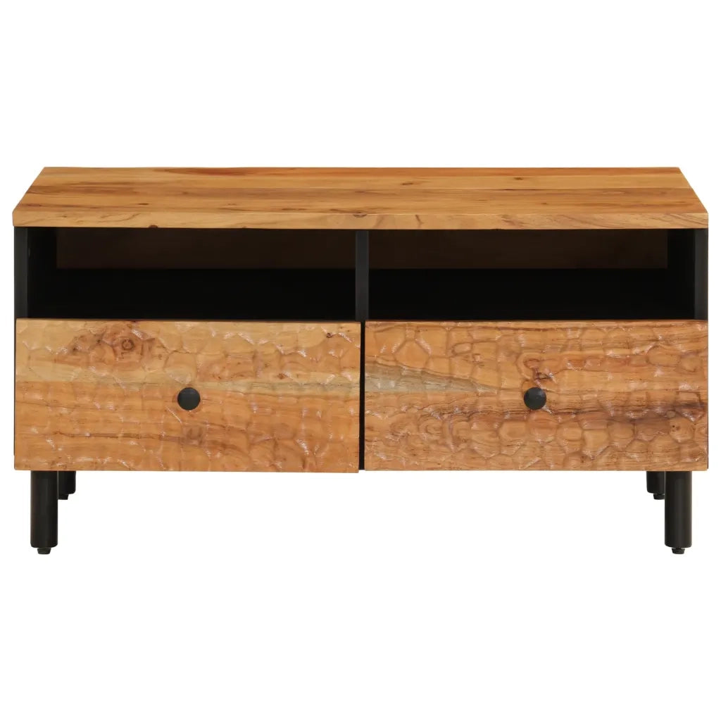 Tavolino da Salotto 80x54x40 cm in Legno Massello di Acacia 356868