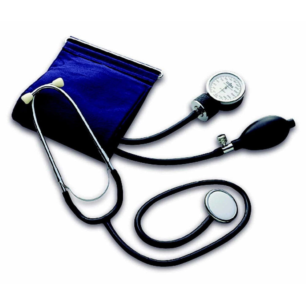 Trade Shop - Misuratore Di Pressione A Pompa Sfigmomanometro Da Braccio Pressione Arteriosa -