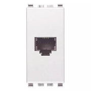VIMAR EIKON - PRESA RJ11 6/4 BIANCO