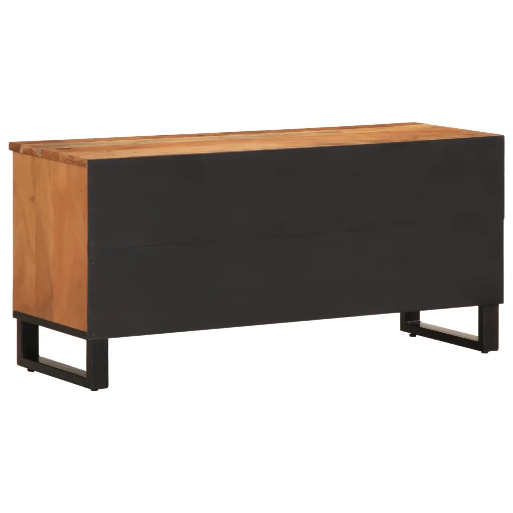 Mobile Porta TV 100x34x46 cm in Legno Massello di Acacia