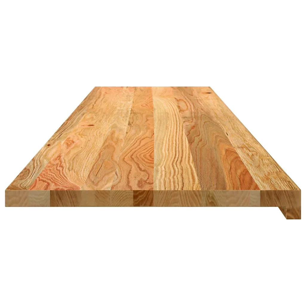 Davanzali 2 pz Marrone Chiaro 160x40x2 cm Legno Massello Rovere 4009164