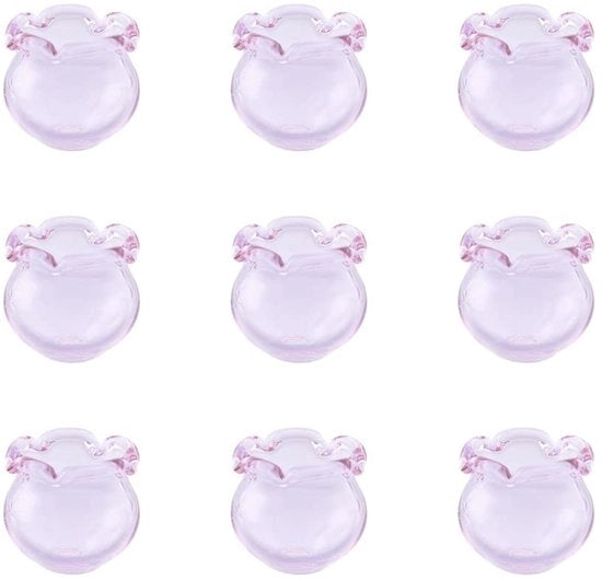 Accessori per orecchini e collane in vetro - pacchetto da 10 pezzi - DIY - orecchini e collane - peso leggero - vetro di alta qualità - accessori per orecchini
