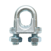 Morsetto zincato DIN 741-19 per cavo da 19 mm Breckner Germany