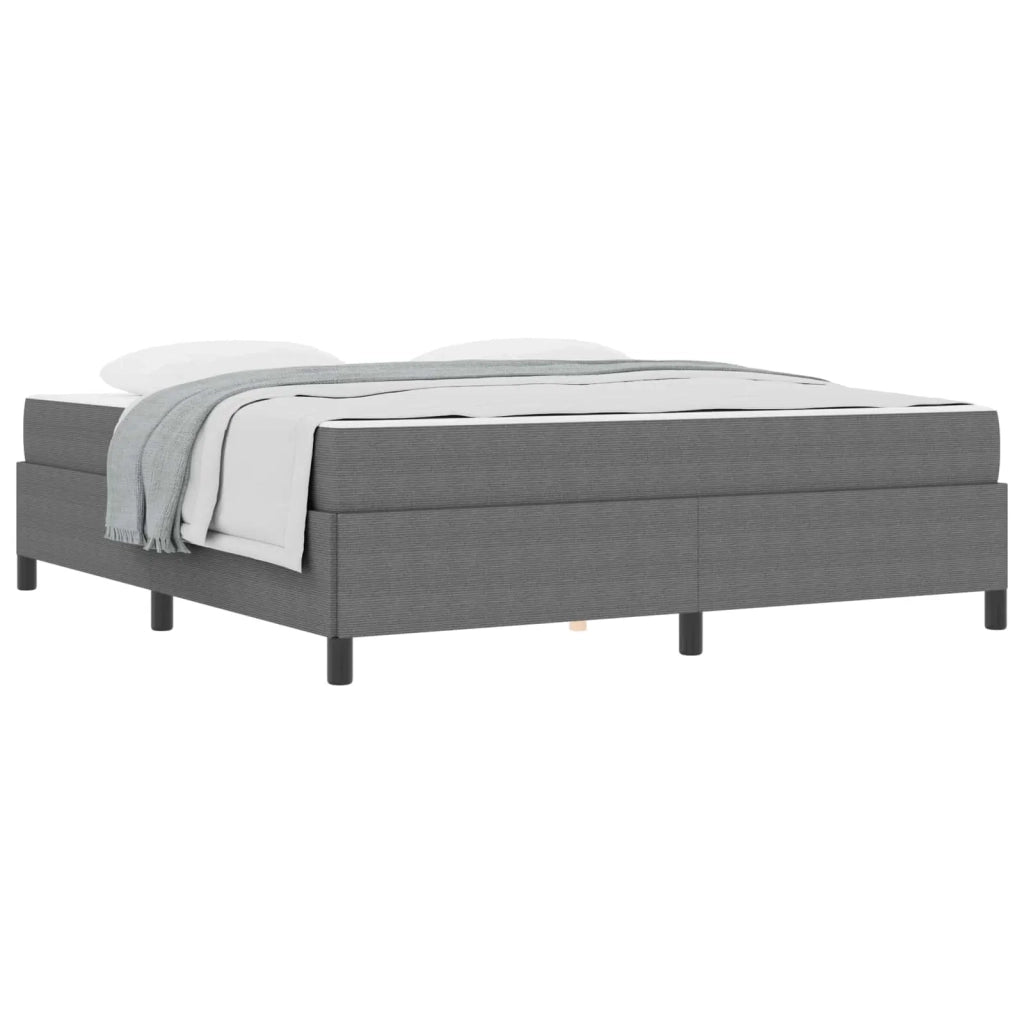 Struttura del letto Grigio chiaro 180 x 200 cm Tessuto