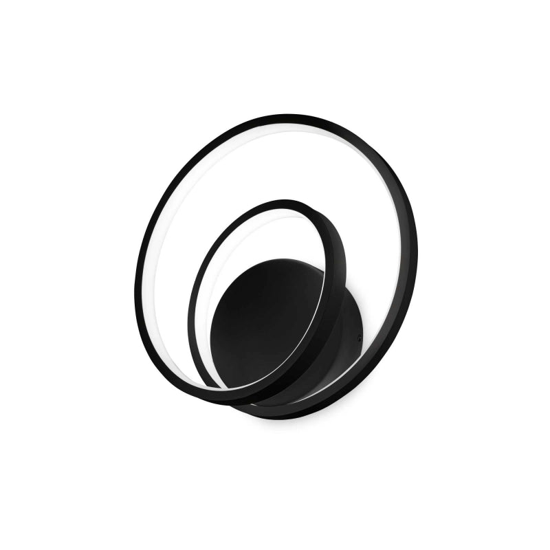 Lampada Da Parete Oz Ap On-Off Nero Ideal-Lux