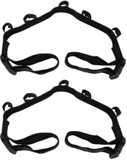 Supporto per pesca a spola - Supporto per pesca a spola da 2 - Materiale in nylon resistente - Lunghezza massima 220 cm - Prodotto compatto e spaziale - Supporto per pesca