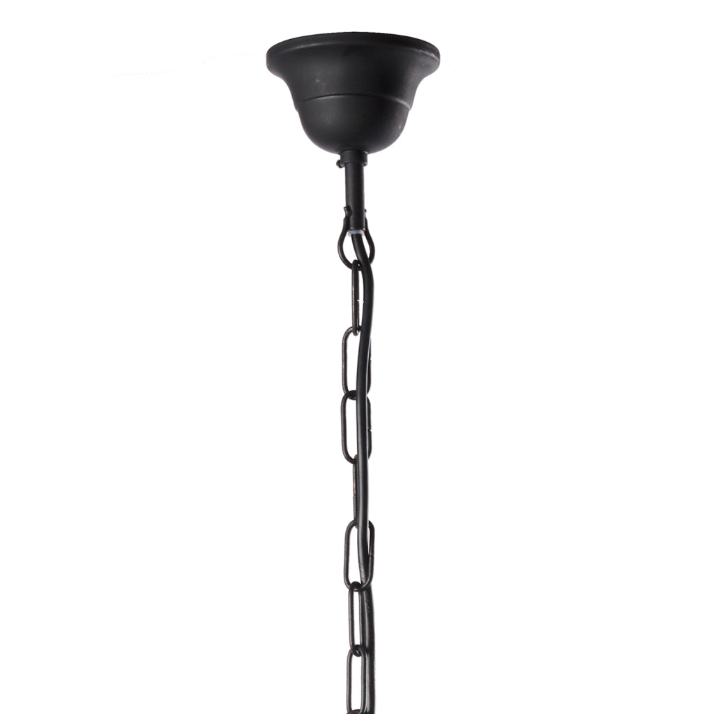 Lampadario 5 luci Candela nero