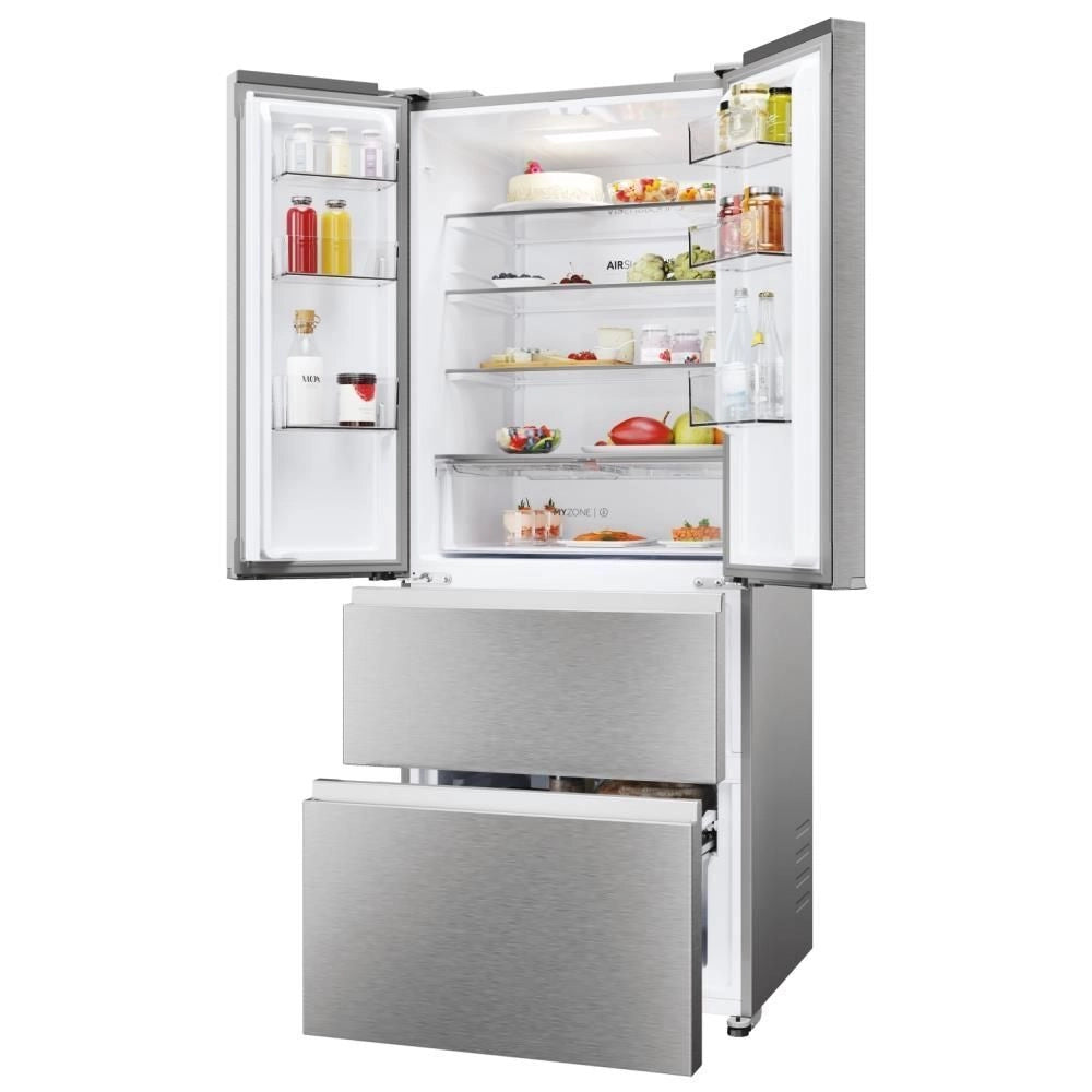 Haier FD 70 Series 3 HFR3718ENMM frigorifero side-by-side Libera installazione 402 L E Acciaio inox